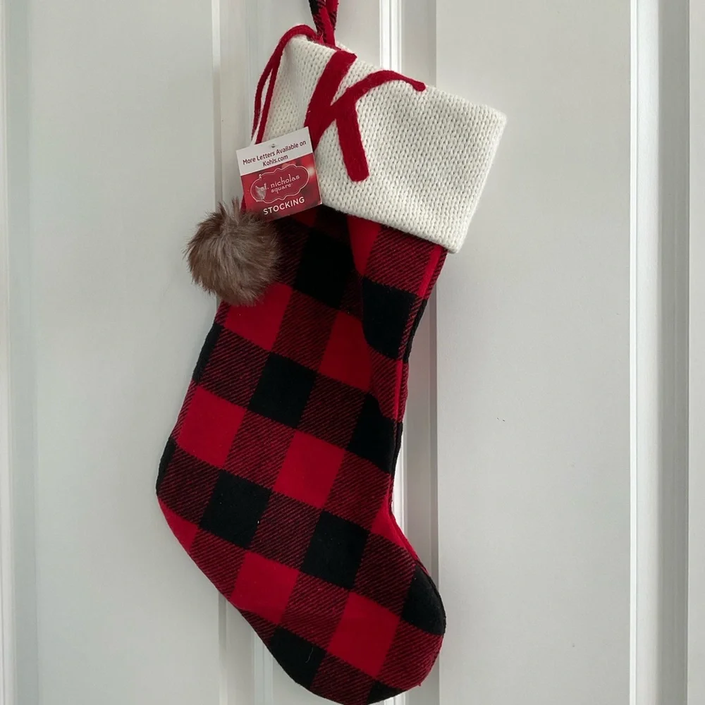 NWT St. Nicholas Square Christmas stocking